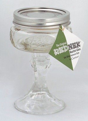 REDNECK MARTINI GLASS